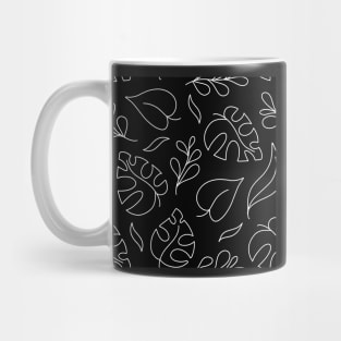 Leaf pattern Mug